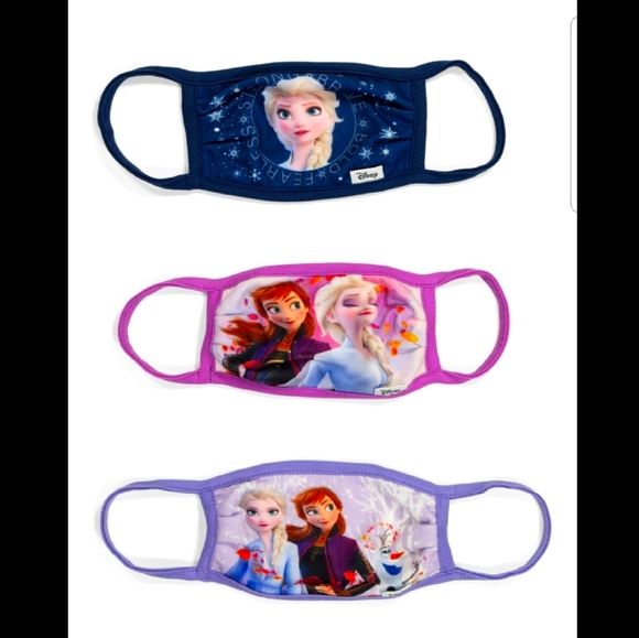 Frozen Face Masks - Pack of 3